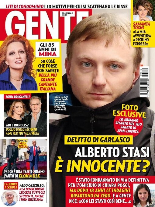 Title details for Gente by Hearst Magazines Italia spa - Available